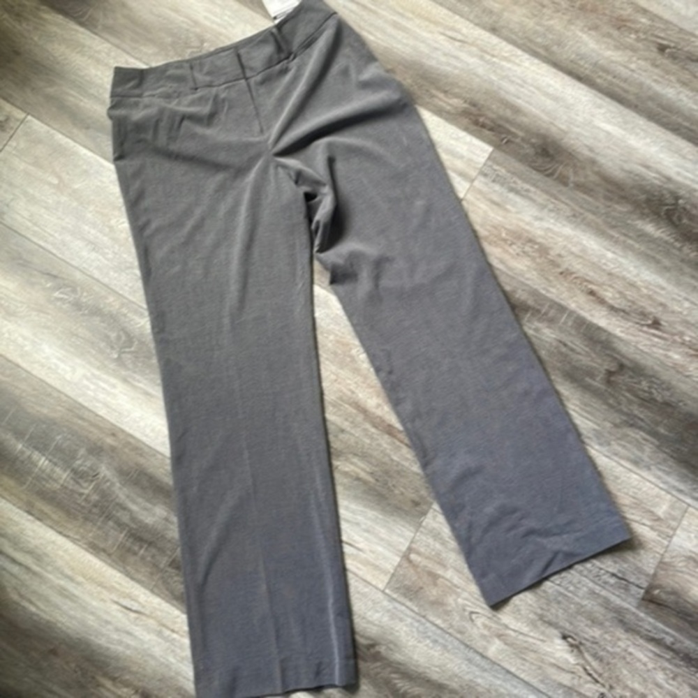 NWT Larry Levine pants slacks size 6 pepper gray color
